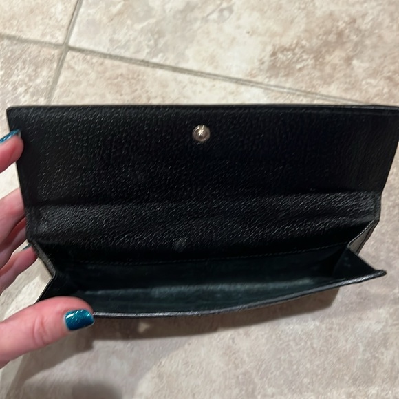 Gucci Wallet 
Black GG fabric and leather - Picture 6 of 6